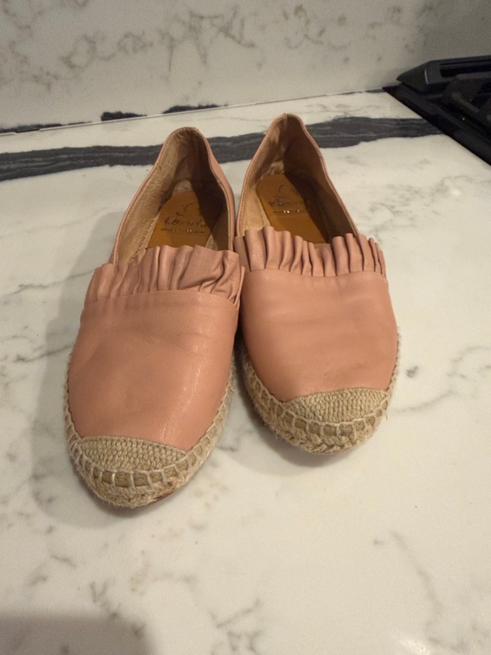 Women’s Pink Fringe Espadrille Flats